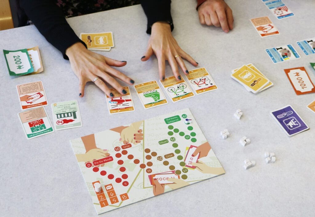 animation du jeu Economia