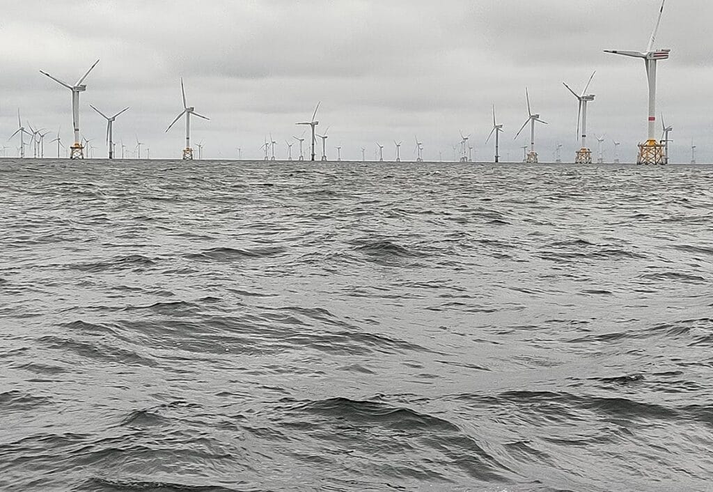 Eoliennes en mer du Nord