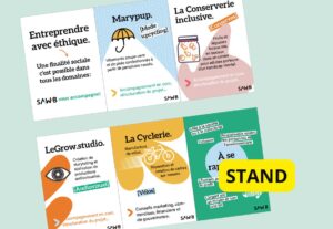 Salon des entrepreneurs de Charleroi, stand SAW-B