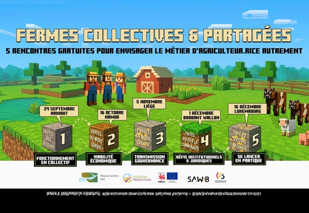 Cycle de rencontres et de débats fermes collectives et partagées
